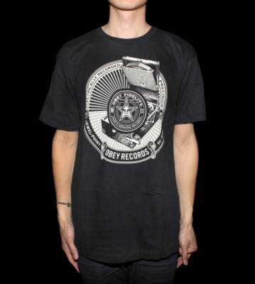 Obey T-Shirt Jewel Point LP black