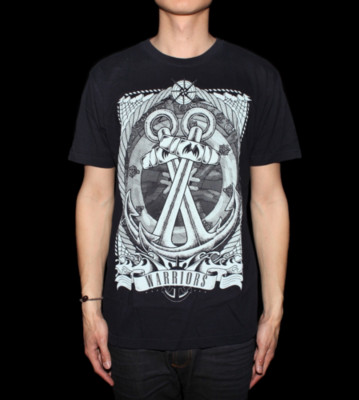 Warriors T-Shirt 2 Anchors blue navy/light