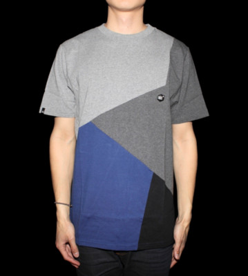 Ucon T-Shirt Cobalt grey/dark grey/blue navy/black