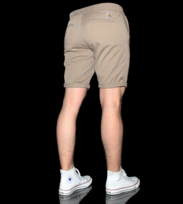 Carhartt Shorts Sid Wichita brown leather craft washed