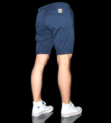Carhartt Shorts Sid Wichita blue federal craft washed