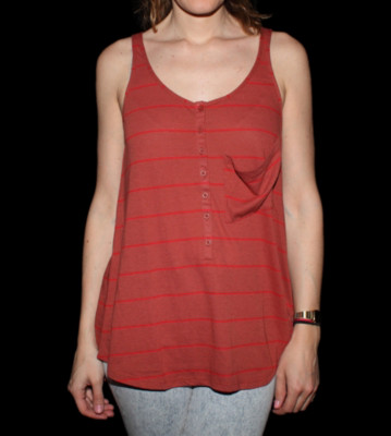 RVCA W Top Soul Free red worn brick