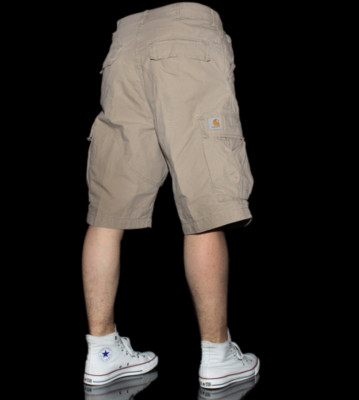 Carhartt Cargo Shorts Columbia Ripstop beige horn stone washed