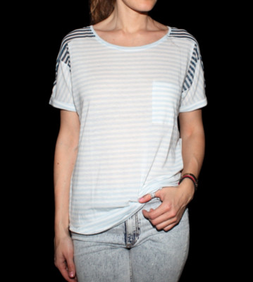 RVCA W T-Shirt Imaginary Truth blue arctic
