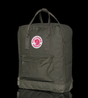 Fjallraven Backpack Kanken green mud