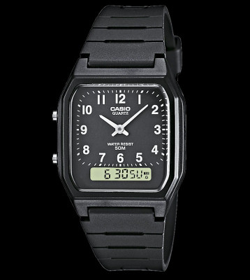 Casio Watch AW-48H black/black