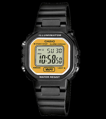 Casio Watch LA-20WH black/orange