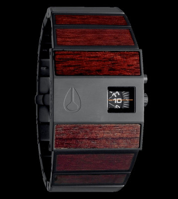 Nixon Watch The Rotolog brown dark wood black