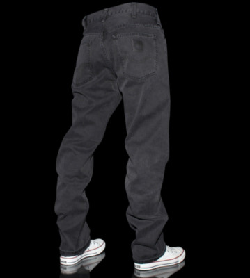 Carhartt Texas Pants Chicago black mill washed
