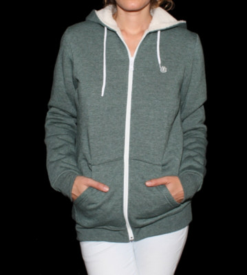 Element W Zip Hooded Fuchs green bistro