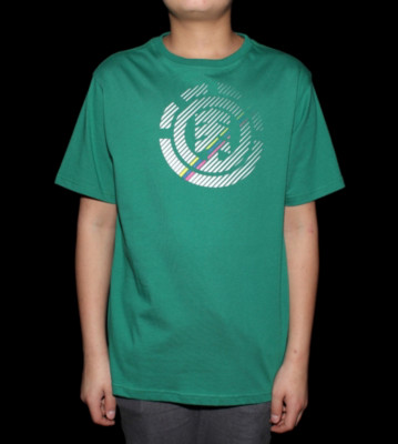 Element Kids T-Shirt Faded green flash