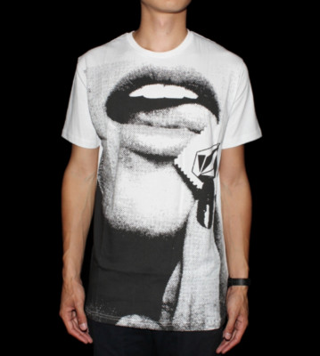 Volcom T-Shirt Acid Tab white