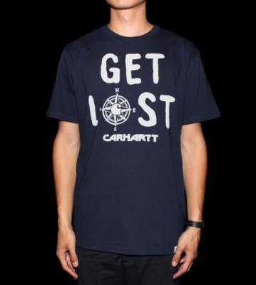 Carhartt T-Shirt Lost blue colony/grey iron