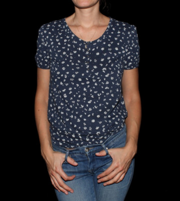 Roxy W T-Shirt Jade Print blue
