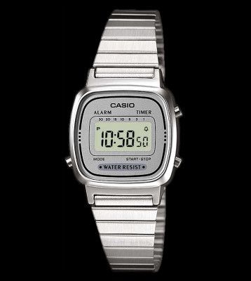 Casio Watch LA670WEA silver/silver