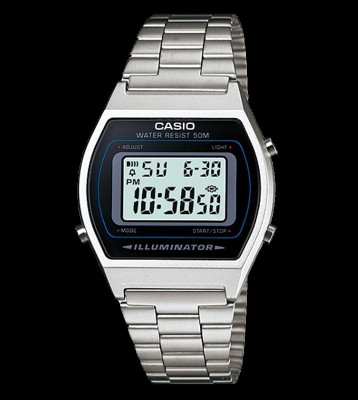 Casio Watch B640WD-1A silver/black