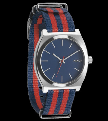 Nixon Watch The Time Teller blue navy/red