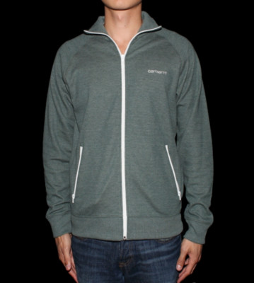 Carhartt Jacket Gym green conifer heather/white