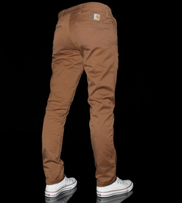Carhartt Sid Pant Lamar brown carhartt light stone wash