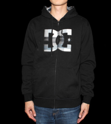 DC Rev. Zip Hooded Thresher black
