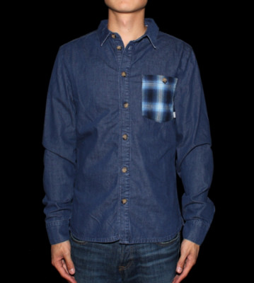 Revolution Shirt Piet blue navy