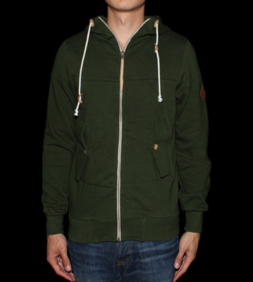 Revolution Zip Hooded Otis green army