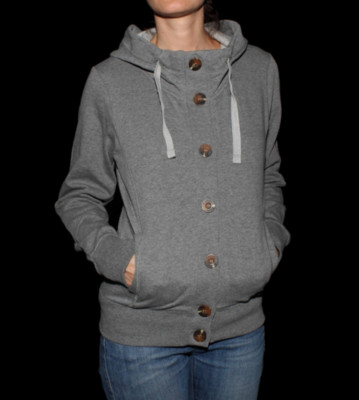 Bench W Zip Hooded Bernie grey stormcloudmarl