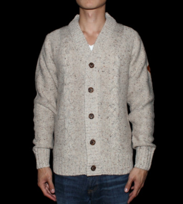 Revolution Cardigan Linus beige offwhite