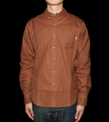 Obey Shirt Hikori brown