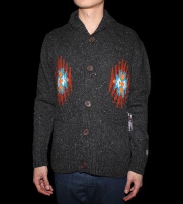 Obey Cardigan Native grey heather charcoal