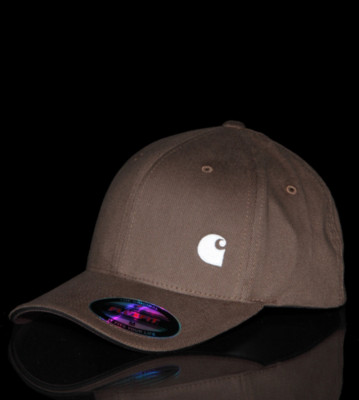 Carhartt Flexfit Cap Match brown choco/white