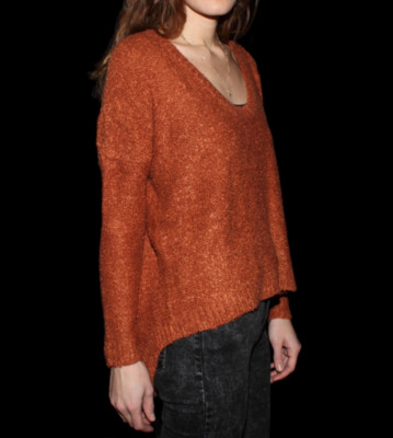 RVCA W Pullover Needle Park brown fireclay