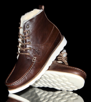 Pointer Shoes Calum Leather brown chocolate/off white