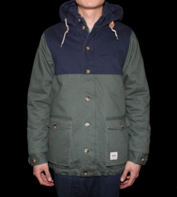 Wemoto Winterjacket Gant blue navy/green olive