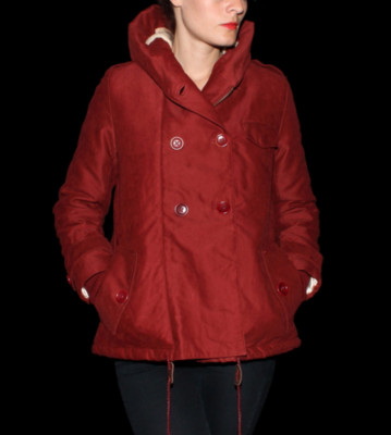 Sessun W Coat Sandison red roussillon