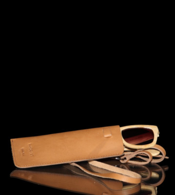 Sandqvist Eyeglass Case Vasuma brown tan