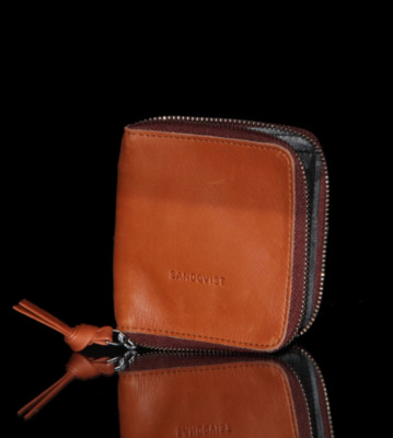 Sandqvist Wallet Aina brown cognac