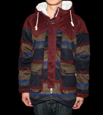 Humor Winterjacket Ollie brown russet multicolor