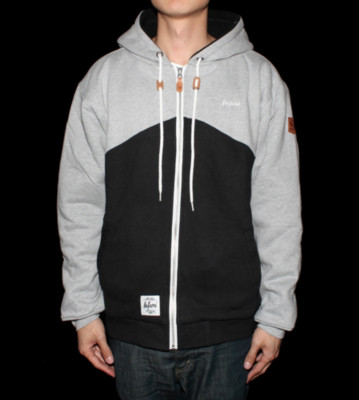 Safari Zip Hooded Meltown II black/grey heather