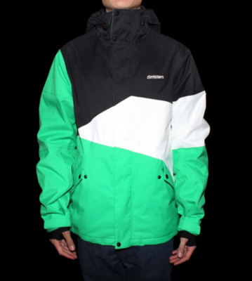 Zimtstern Snowjacket Inventor green/black/white