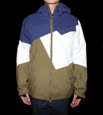 Zimtstern Snowjacket Gates green olive/navy/white