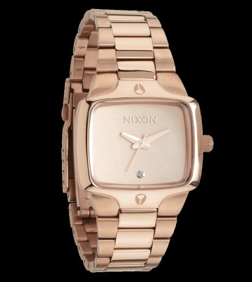 Nixon Watch The Small Player pink all rose gold