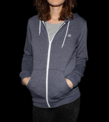 Element W Zip Hooded Erin blue indigo