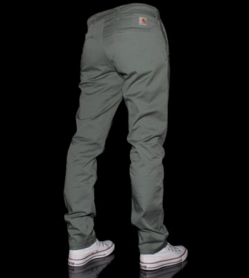 Carhartt Pant Sid Wichita green marsh mill washed