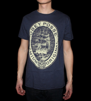 Obey T-Shirt Premium Original blue mood indigo