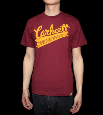 Carhartt T-Shirt Rail Script red varnish/zest