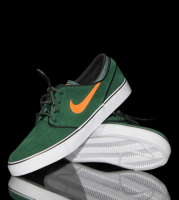 Nike Shoes Zoom Janoski green gorge/total orange