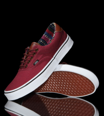 Vans Shoes Era 59 red tawny port/guate