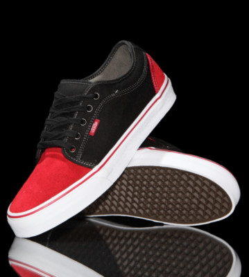 Vans Shoes Chukka Low red scarlet/black