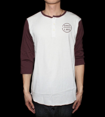 Analog T-Shirt Griffin Henley grey smoke